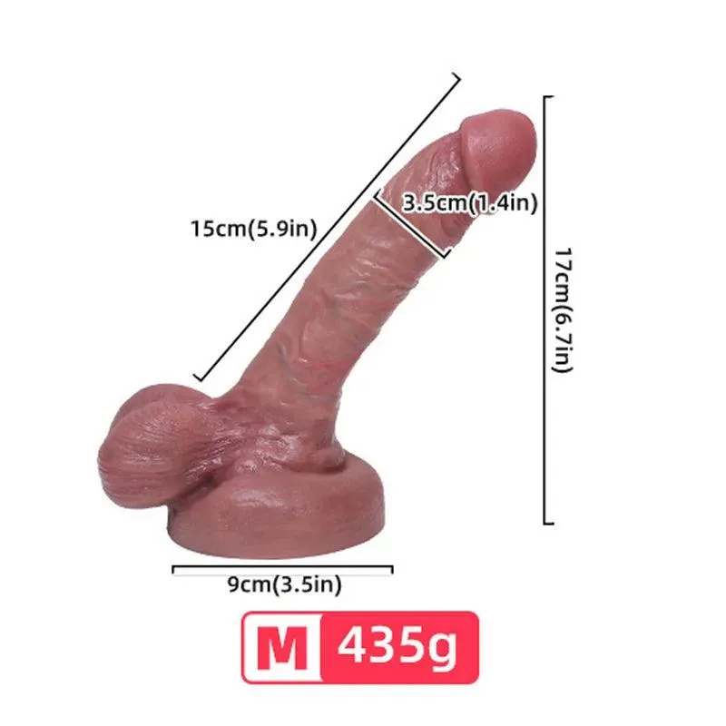 Realistic Suction Cup Silicone Dildo Sex Toy