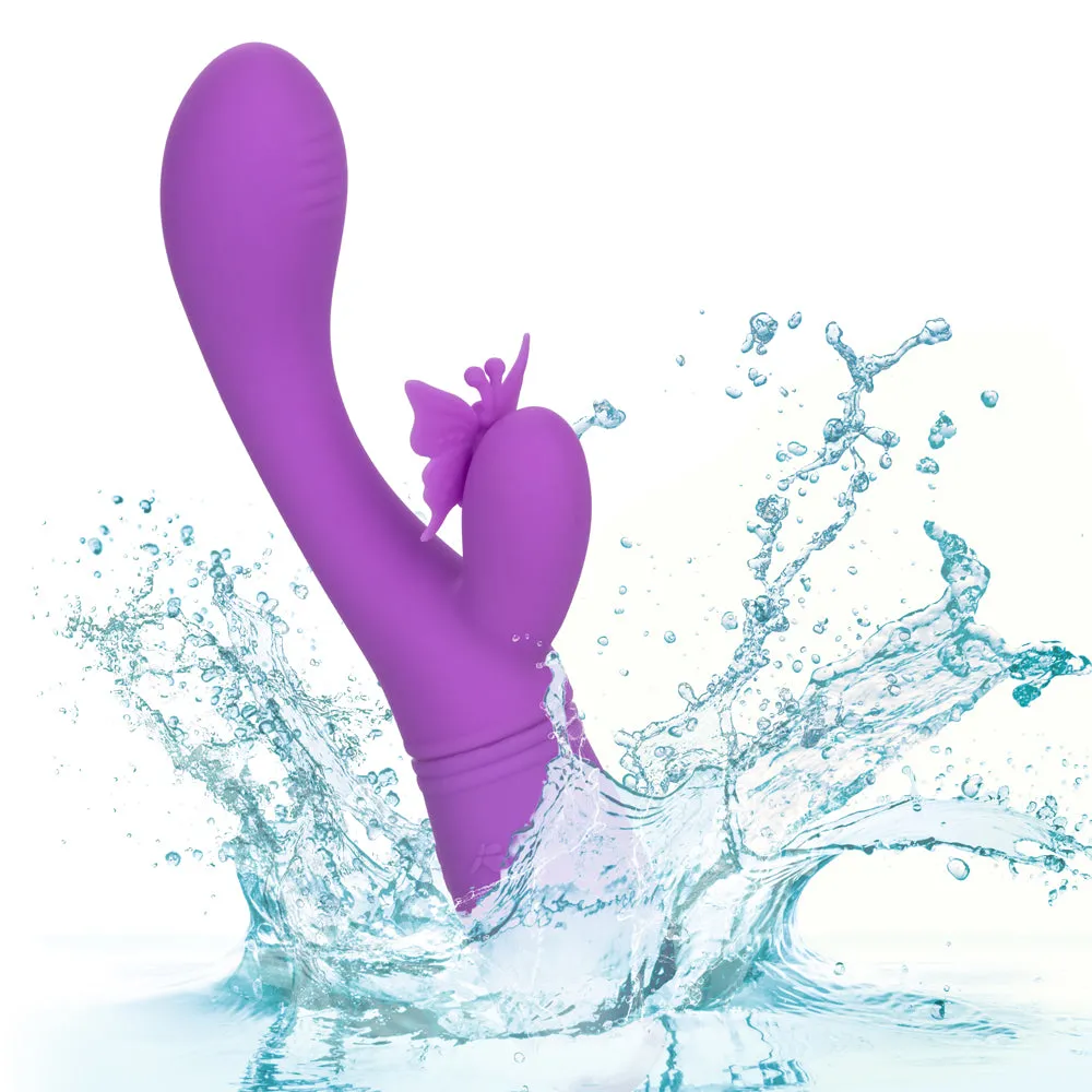 Rechargeable Butterfly Kiss Flutter Rabbit Vibrator