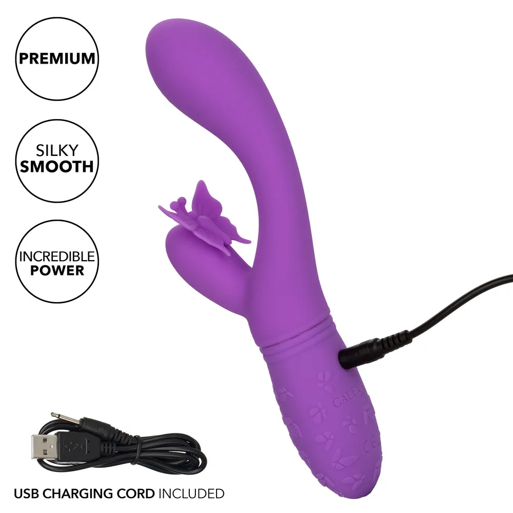 Rechargeable Butterfly Kiss Flutter Rabbit Vibrator