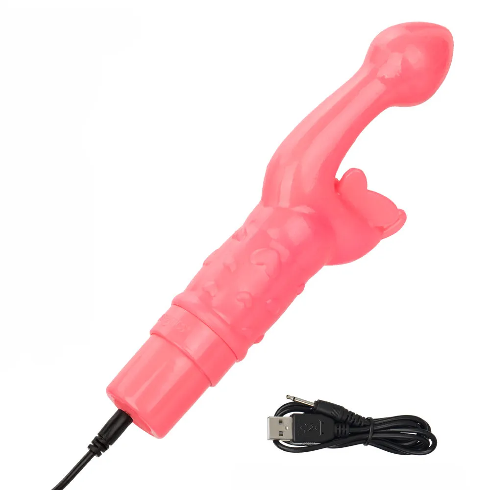 Rechargeable Butterfly Kiss Rabbit Vibrator
