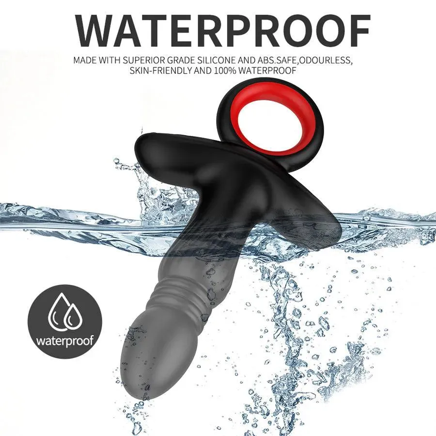 Remote Bluetooth Thrusting Butt Plug Vibrator