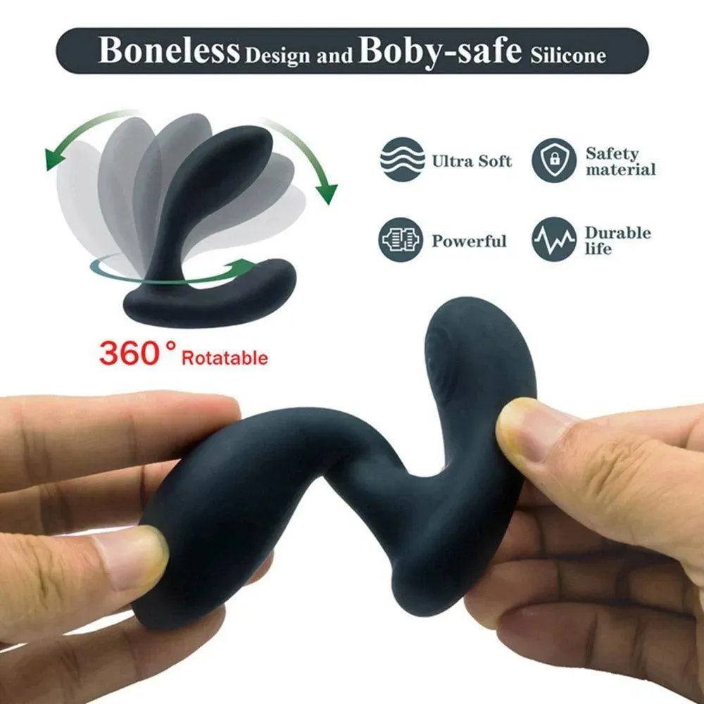 Remote Control Anal Plug Vibrator for Men