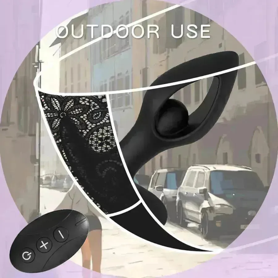 Remote Control Anal Plug Vibrator