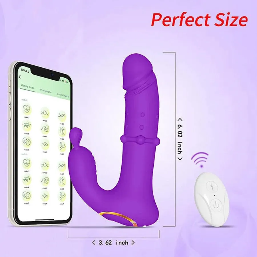 Remote Control Beads Massage Rabbit Vibrator