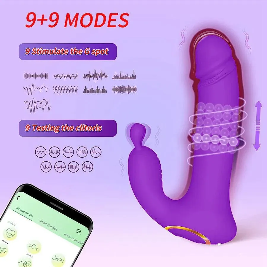 Remote Control Beads Massage Rabbit Vibrator
