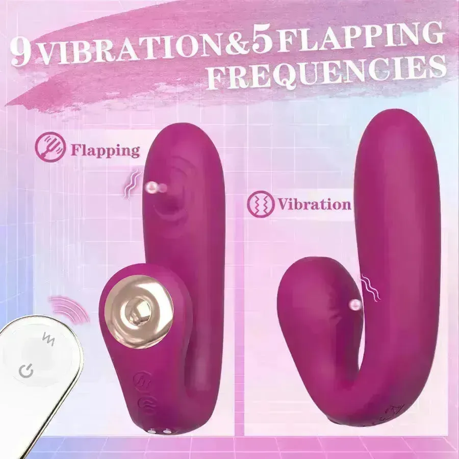 Remote Control Dual Pleasure Wearable Vibrator