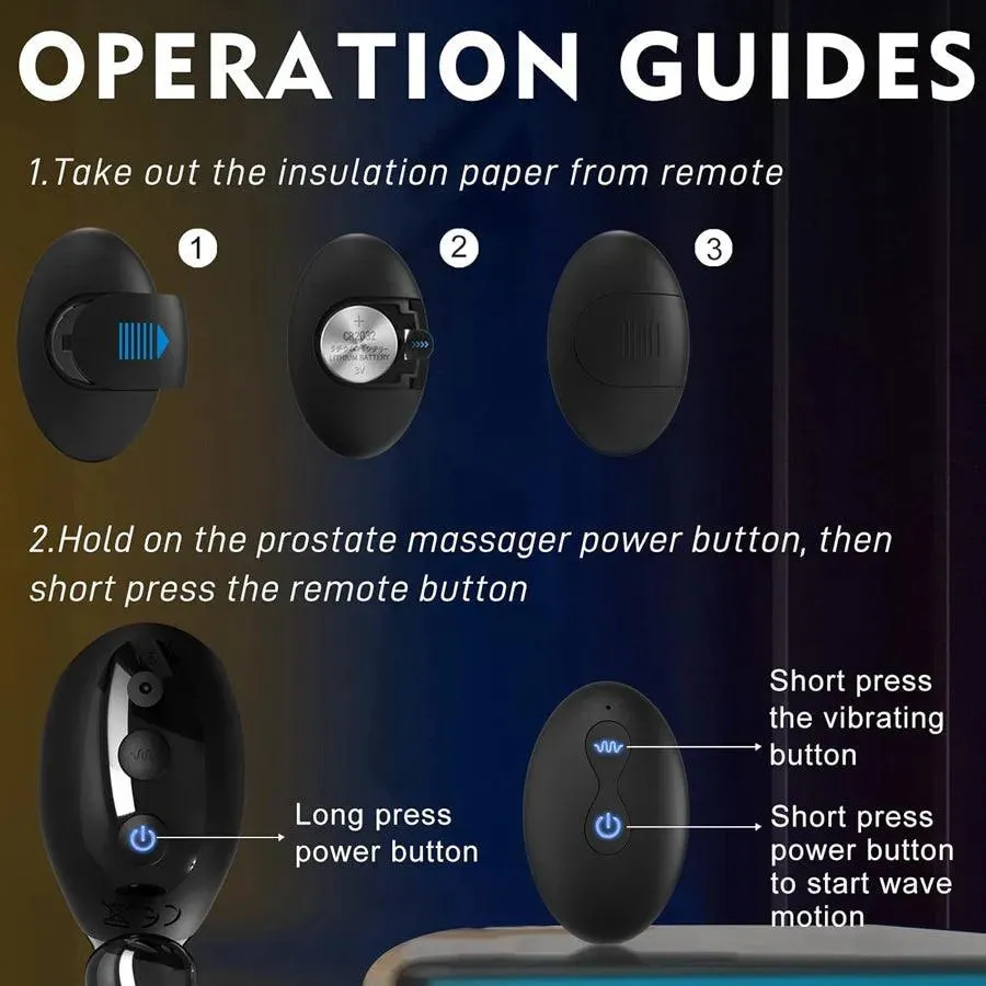 Remote Control Fingering Prostate Stimulator