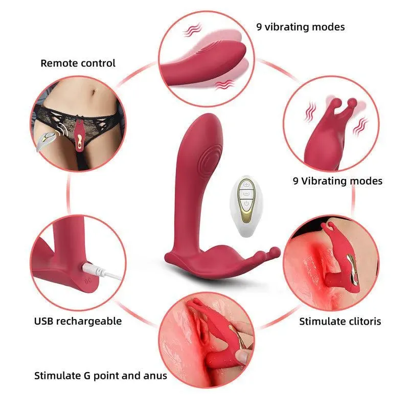 Remote Control Flap Vibrating Underwear Sex Toy