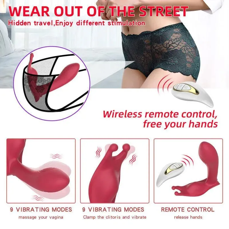 Remote Control Flap Vibrating Underwear Sex Toy