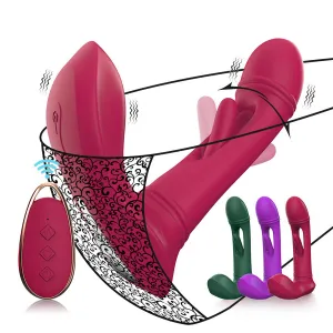 Remote Control Flapping Wearable Vibrator