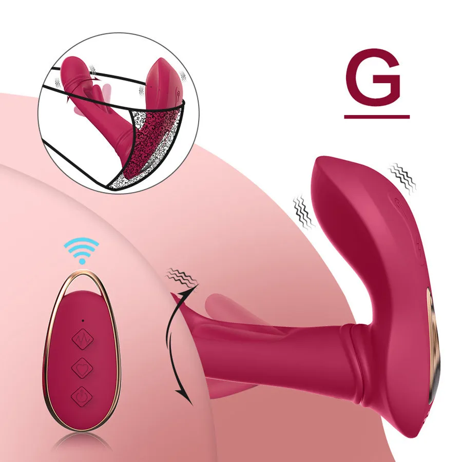 Remote Control Flapping Wearable Vibrator