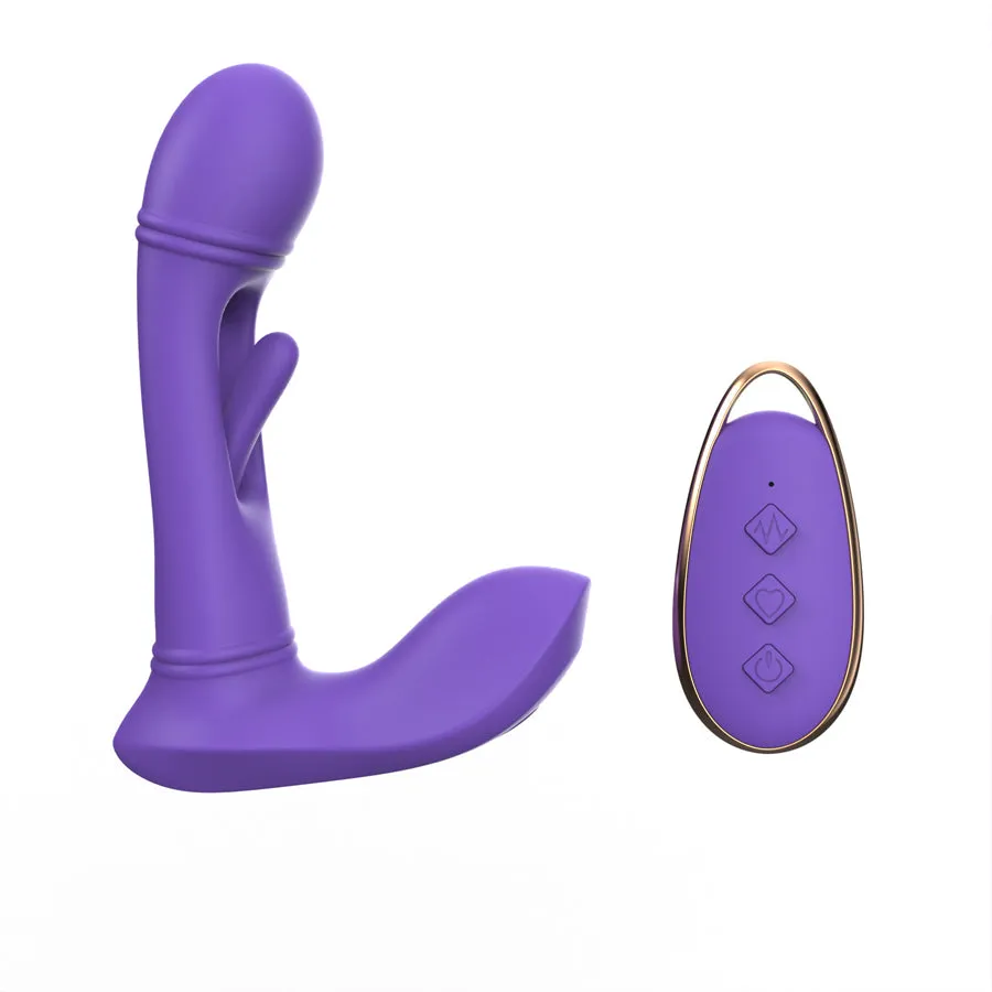 Remote Control Flapping Wearable Vibrator