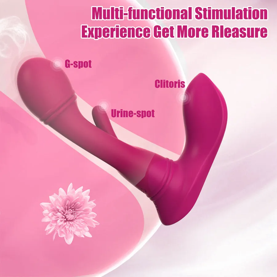 Remote Control Flapping Wearable Vibrator