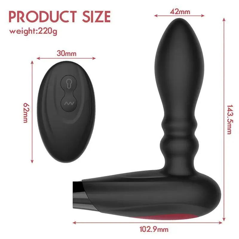 Remote Control Inflatable gay prostate vibrator