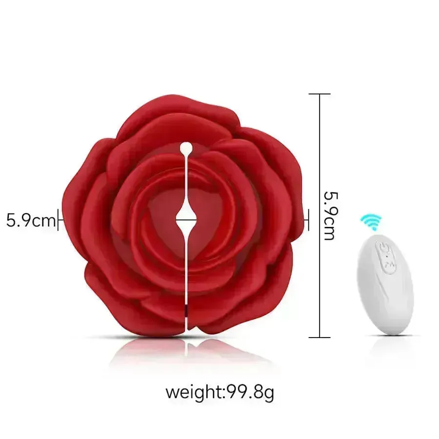 Remote Control Rose Nipple Vibrator