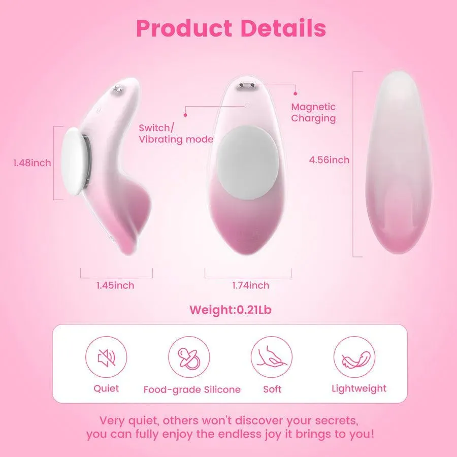 Remote Control Silicone Wearable Panty Vibrator