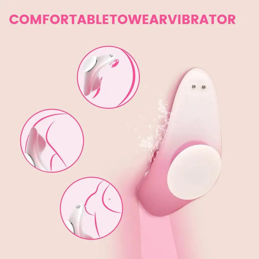 Remote Control Silicone Wearable Panty Vibrator
