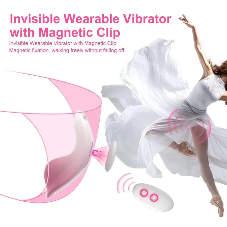 Remote Control Silicone Wearable Panty Vibrator