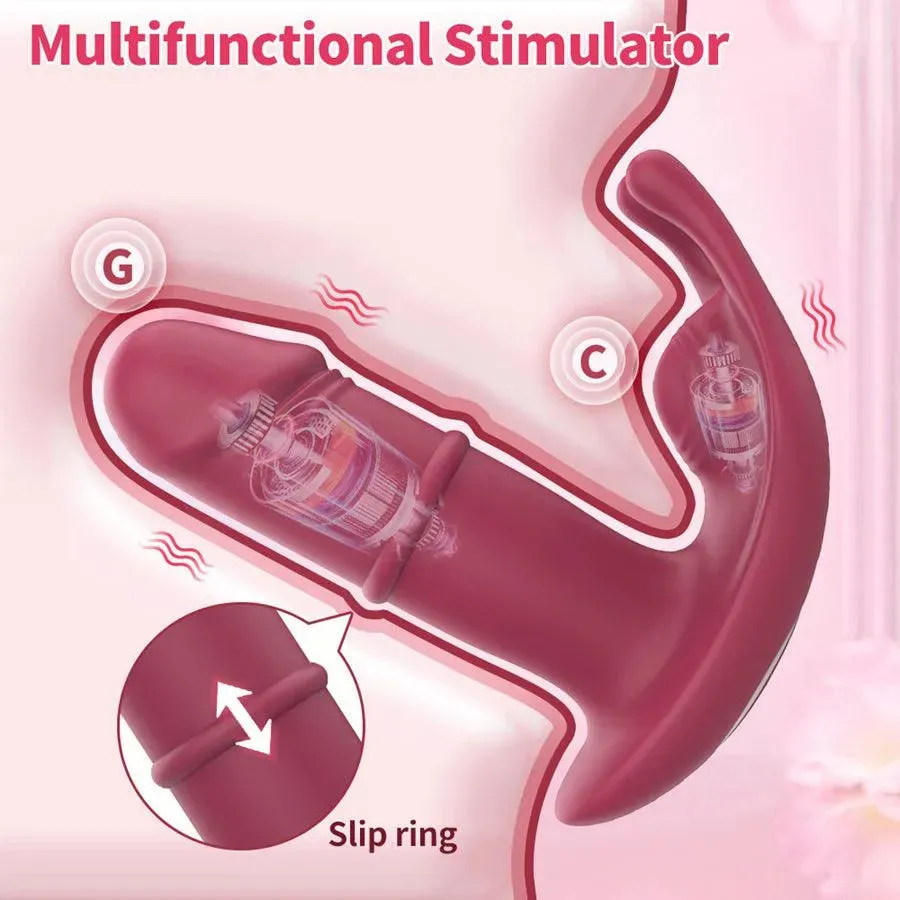 Remote Control Slip Ring Wearable Vibrator