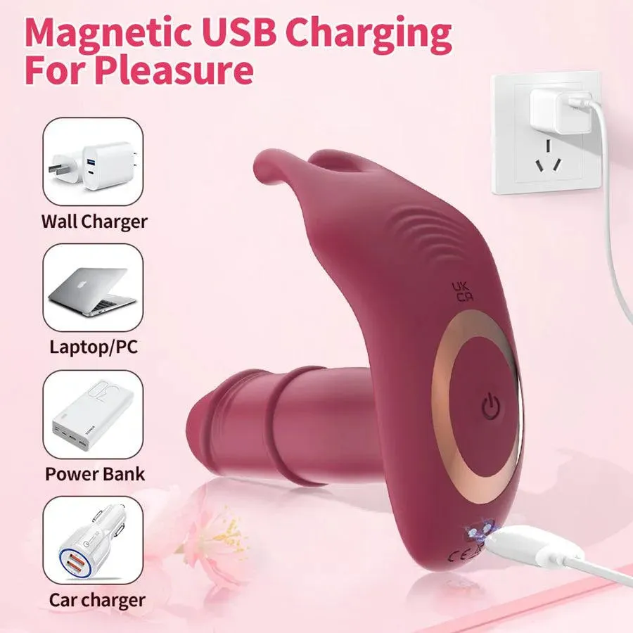 Remote Control Slip Ring Wearable Vibrator
