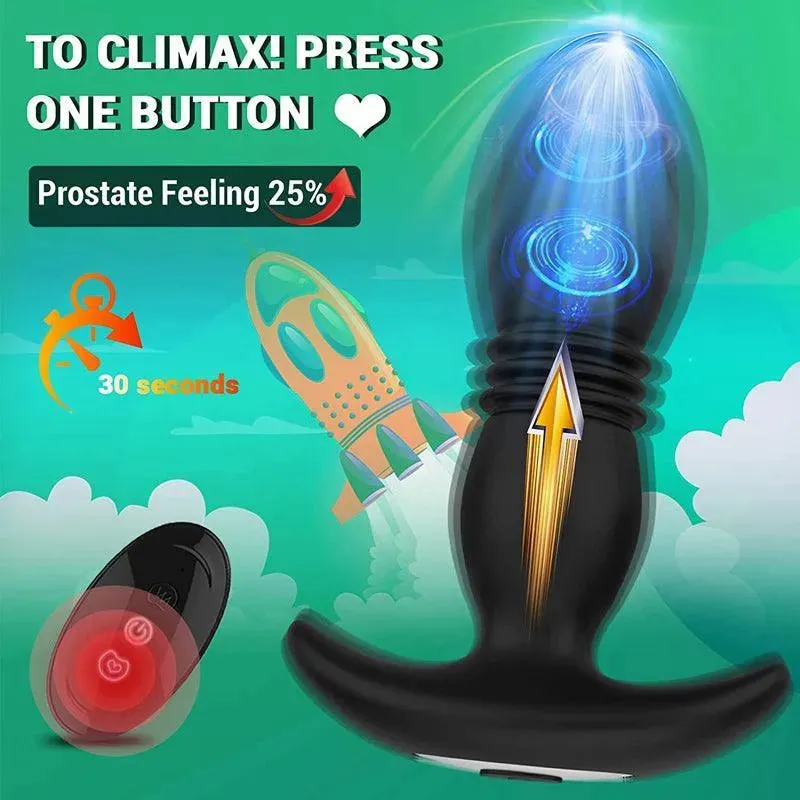 Remote Control Thrusting Anal Sex Toy