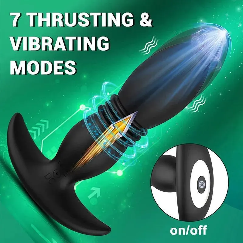 Remote Control Thrusting Anal Sex Toy