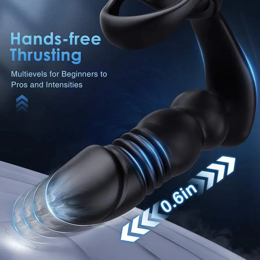 Remote Control Thrusting Anal Vibrator