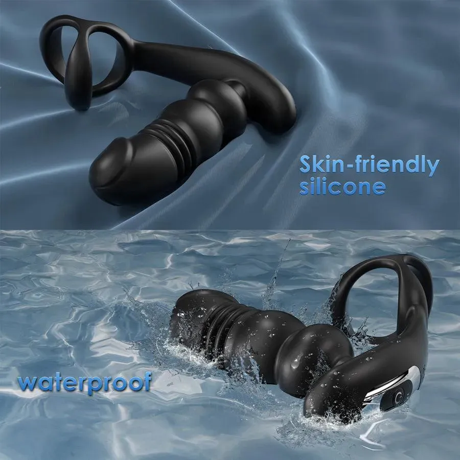 Remote Control Thrusting Anal Vibrator