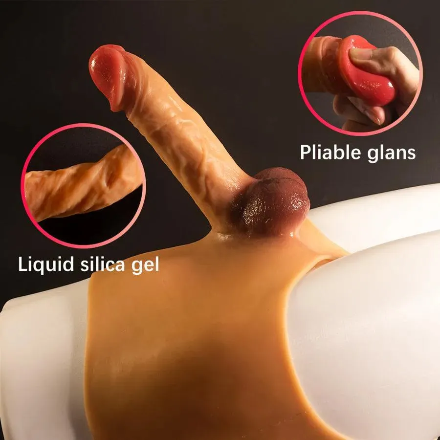 Remote Control Thrusting Strapon Dildo