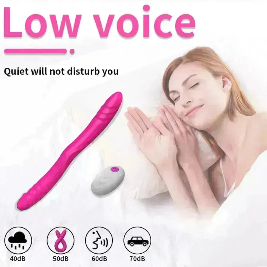 Remote Control Vibrating Double Dildo