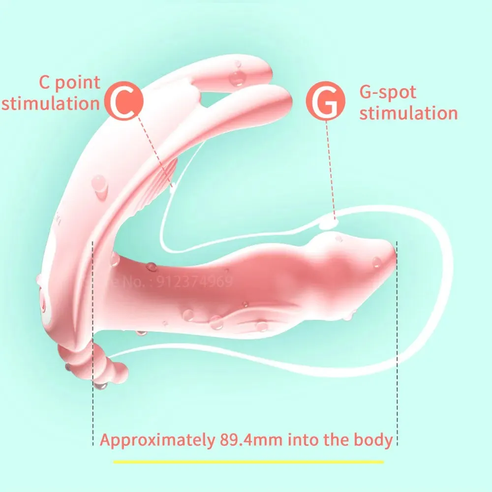 Remote Dildo Vibrator Panties: Clitoris Stimulator & Vagina Massager Singles & Couples