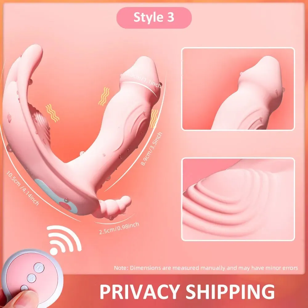 Remote Dildo Vibrator Panties: Clitoris Stimulator & Vagina Massager Singles & Couples