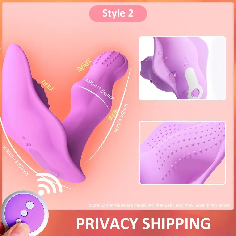 Remote Dildo Vibrator Panties: Clitoris Stimulator & Vagina Massager Singles & Couples