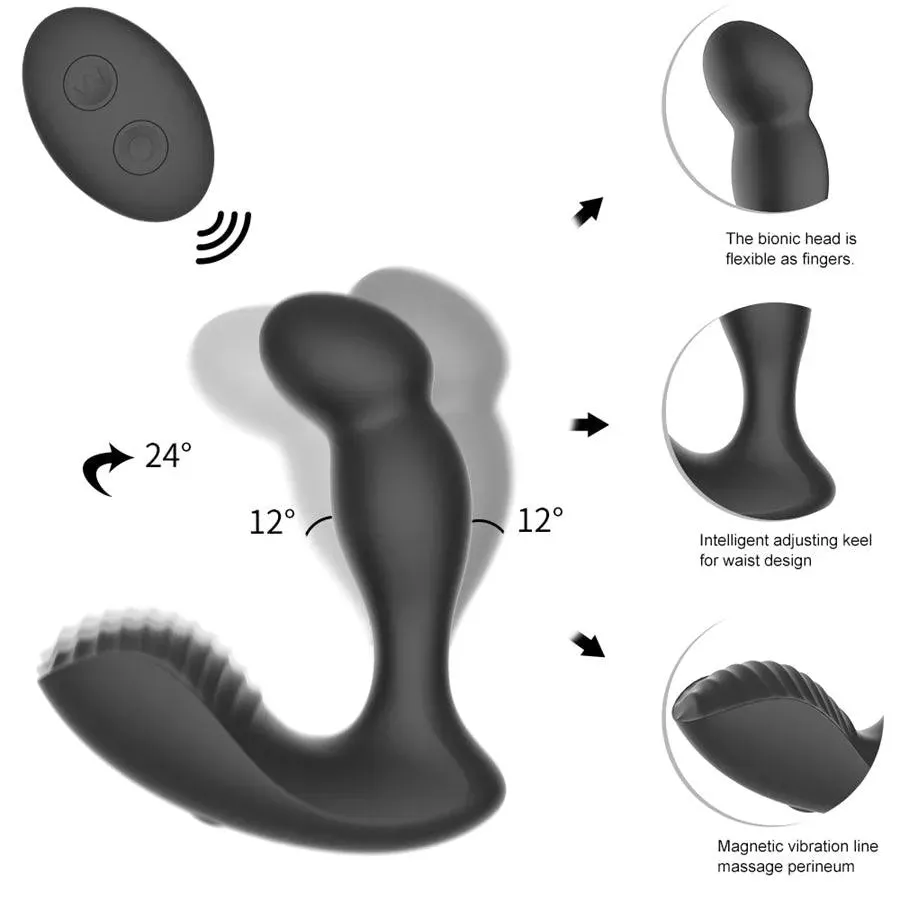 Remote Swing Vibrating Prostate Toy