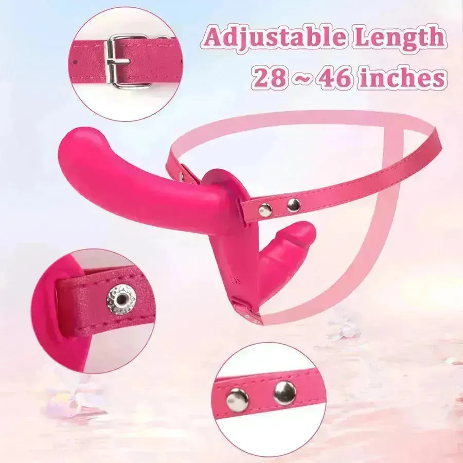 Remote Wearable Lesbian Strap On Vibrator