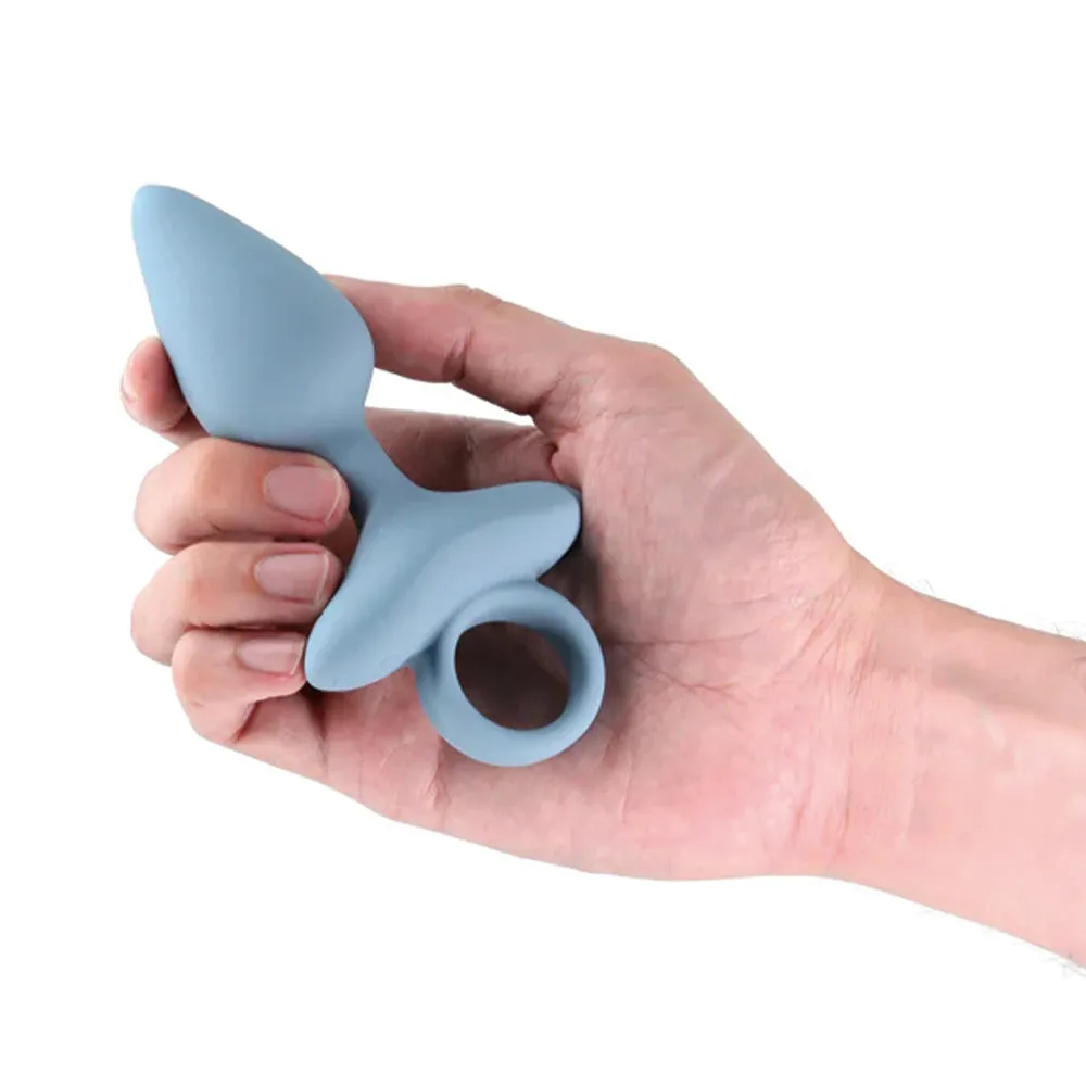 Renegade Orion Vibrating Silicone Butt Plug With Pull Ring