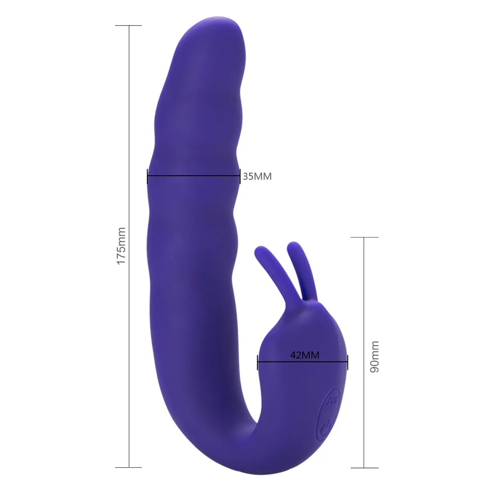 Ribbed Dual Stimulator