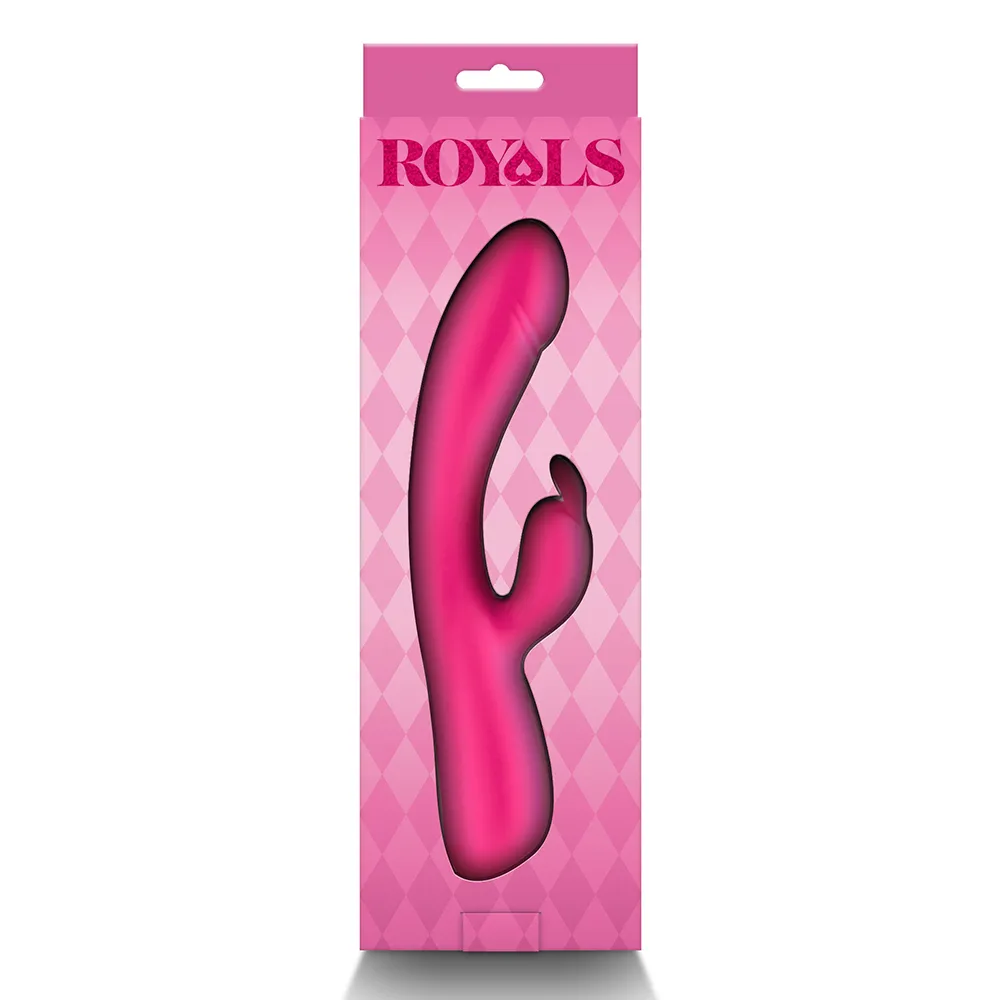 Royals Divine Warming Metallic Silicone Rabbit Vibrator