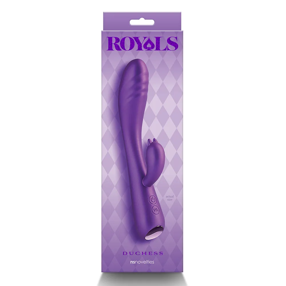 Royals Duchess Metallic Silicone Rabbit Vibrator