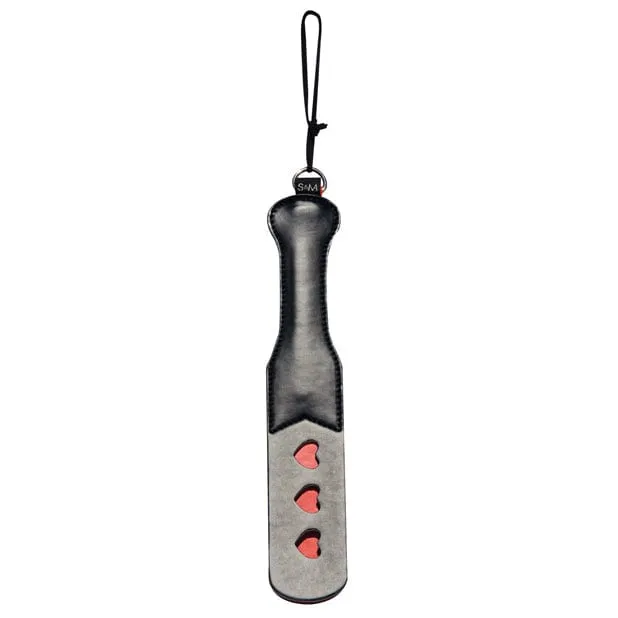 S&M - Sex and Mischief Heart Paddle BDSM (Black)
