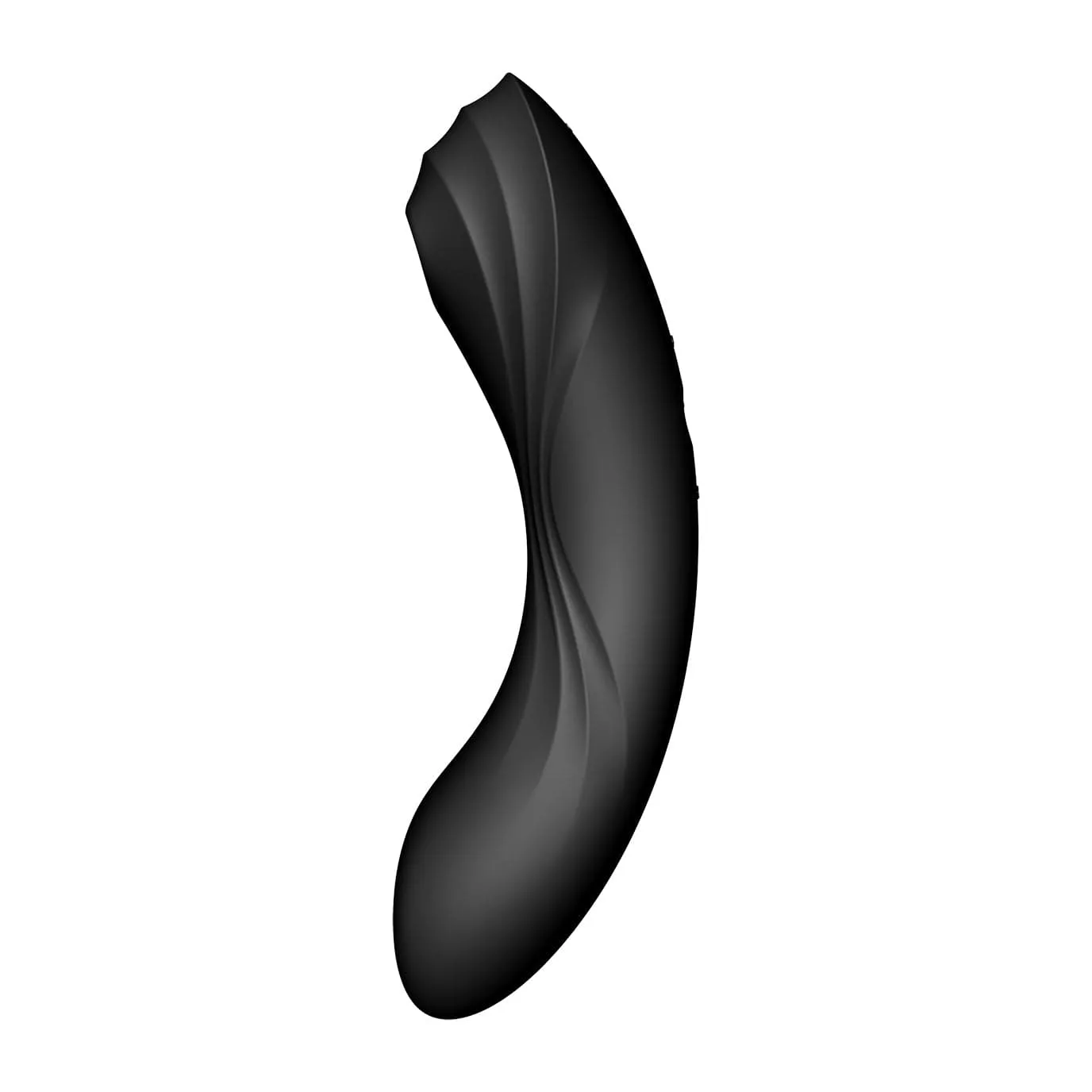 Satisfyer - Curvy Trinity 4 Insertable G-Spot Clitoral Air Stimulator Vibrator (Black)