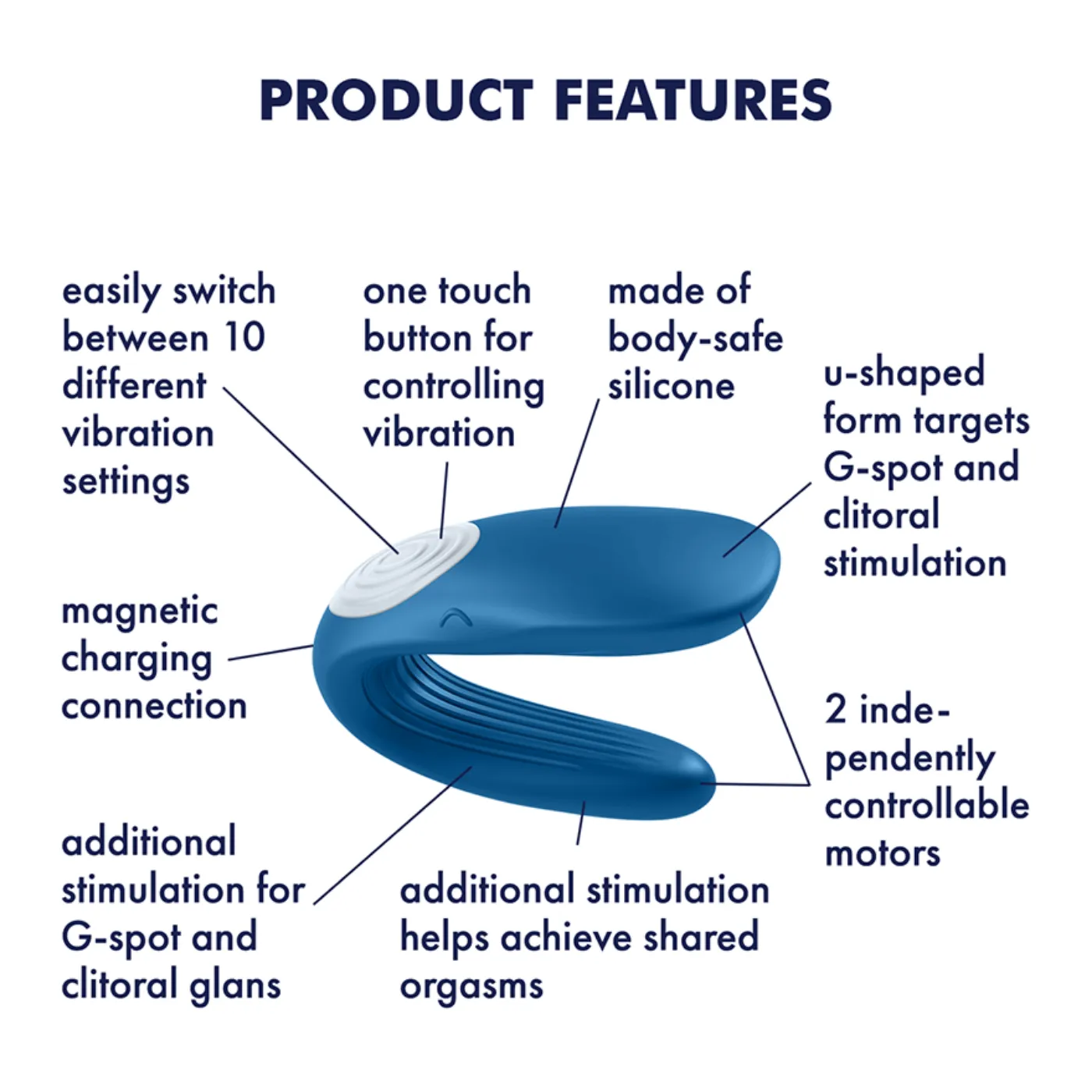 Satisfyer Double Whale Partner Vibe