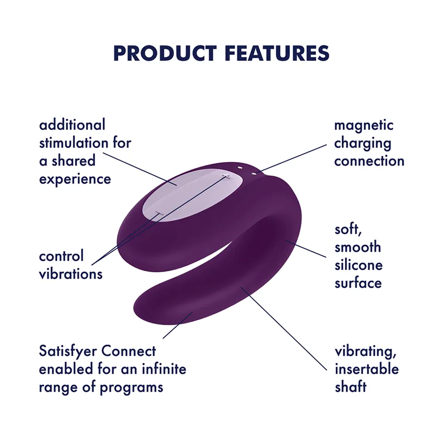 Satisfyer - Partner Box 2 App-Controlled Royal One and Double Joy Couple Set (Multi Colour)