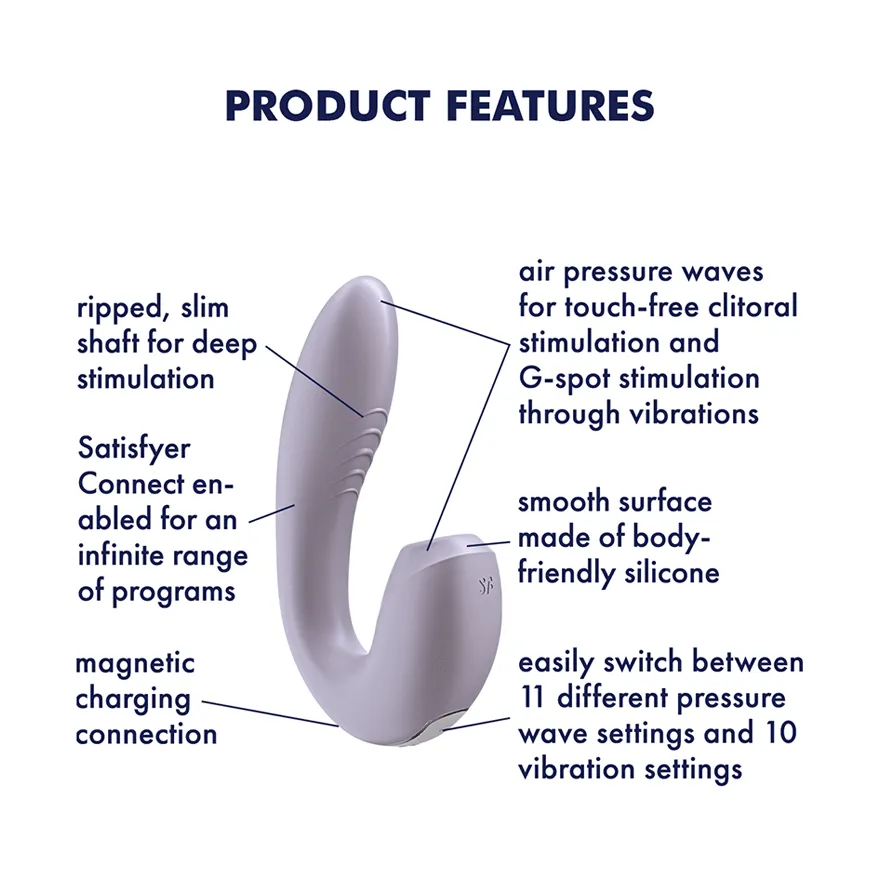 Satisfyer - Sunray Clitoral Air G Spot Dual Stimulator