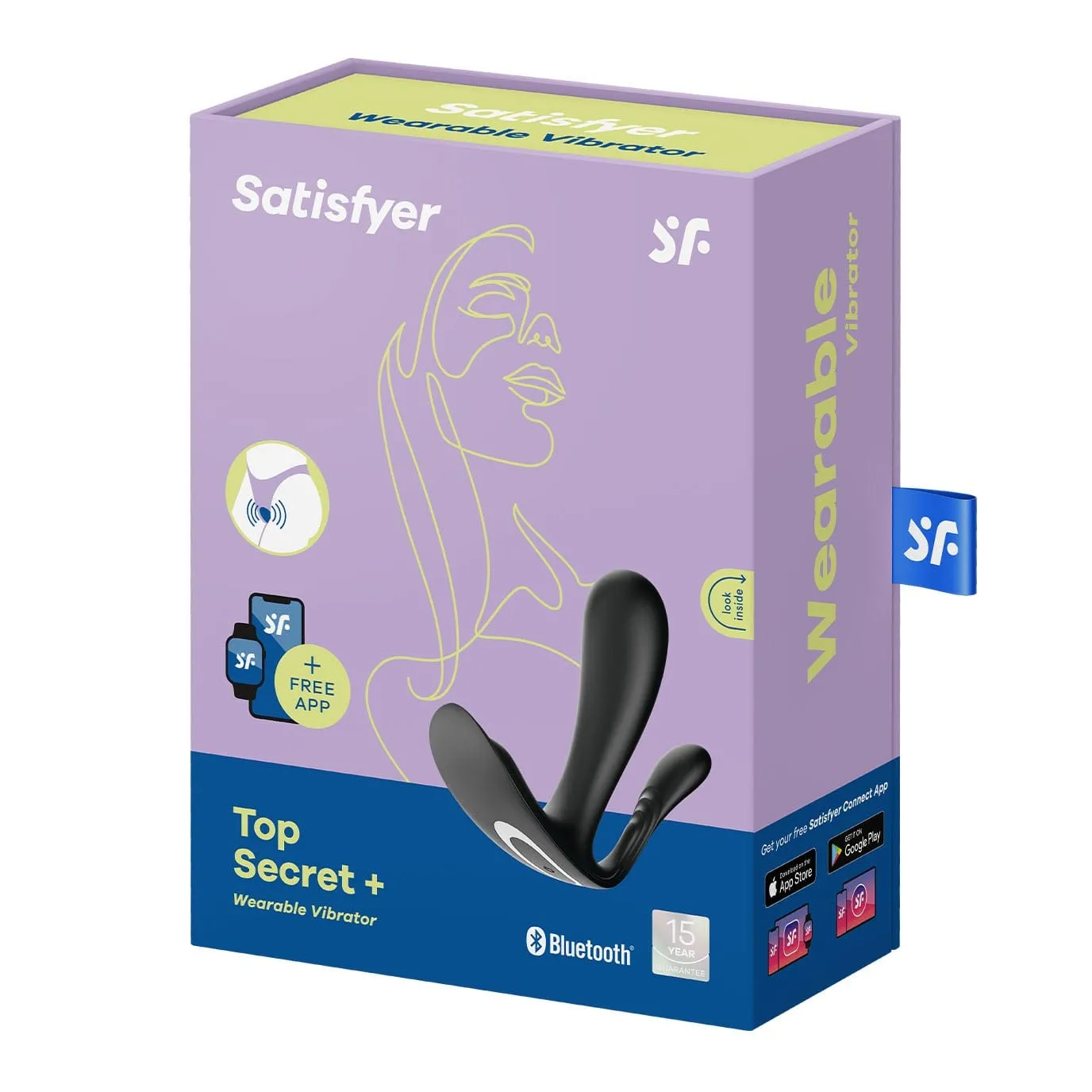 Satisfyer - Top Secret  App-Controlled Wearable Dual Vibrator