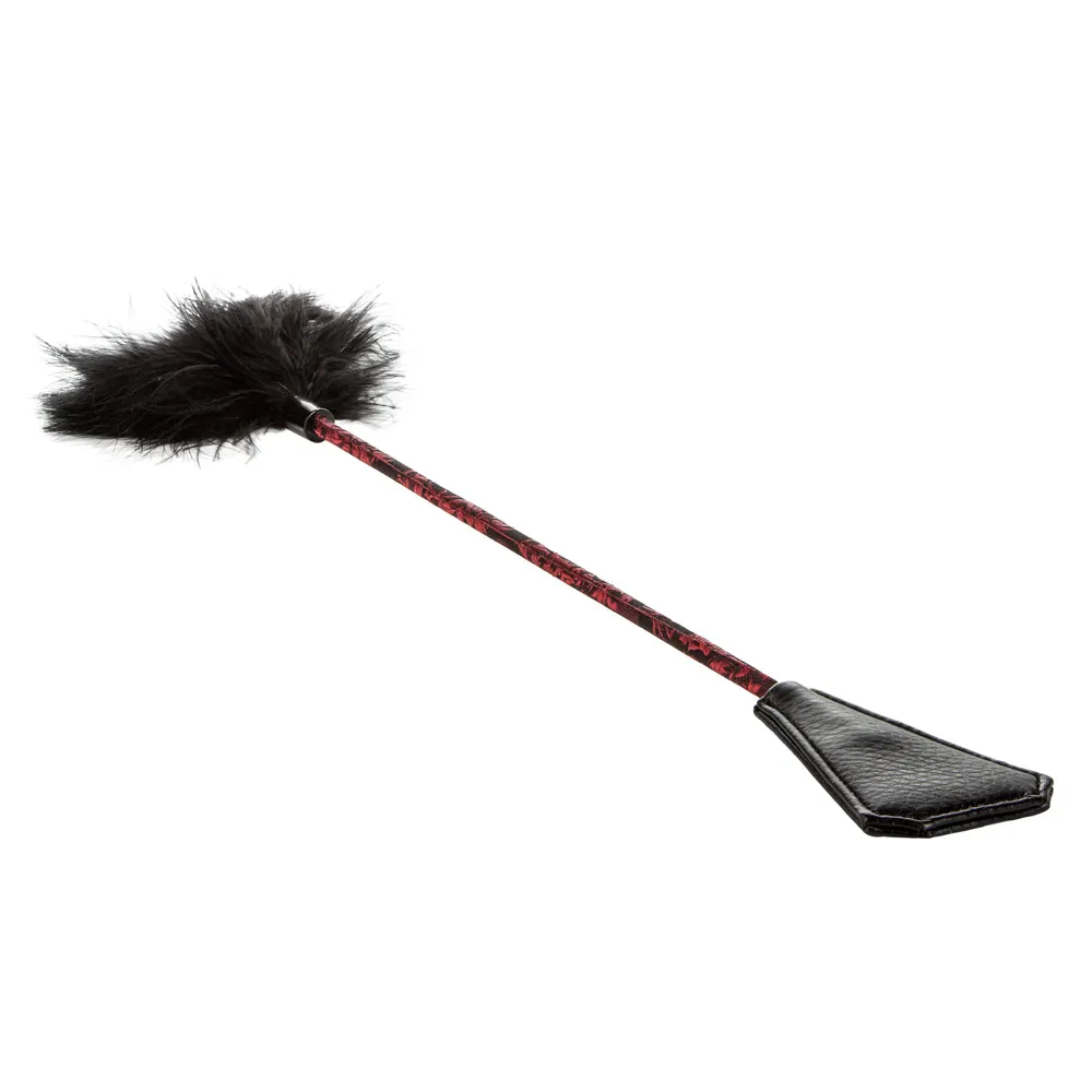 Scandal Dual-Ended Feather Tickler Riding Crop