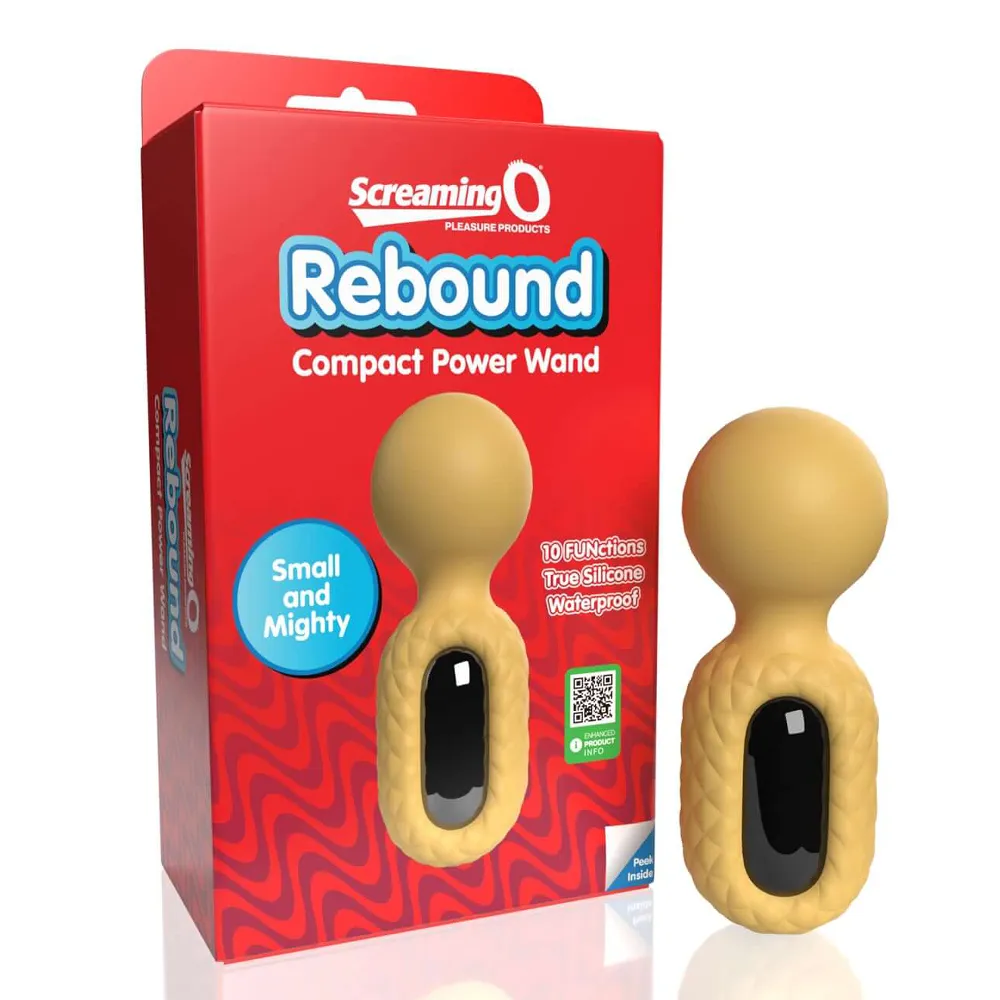 Screaming O Cuties Rebound Rumbly Compact Power Wand Vibrator