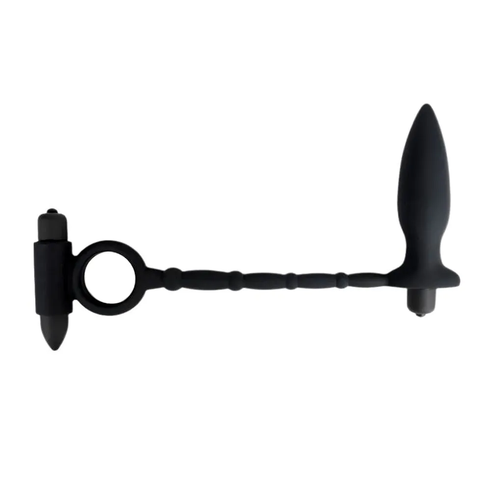 Sexyland Double Trouble Vibrating Butt Plug & Cock Ring Combo