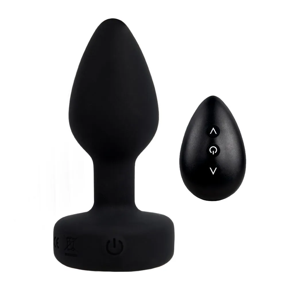 Sexyland Glamour Remote Control Vibrating Gem Butt Plug - Medium