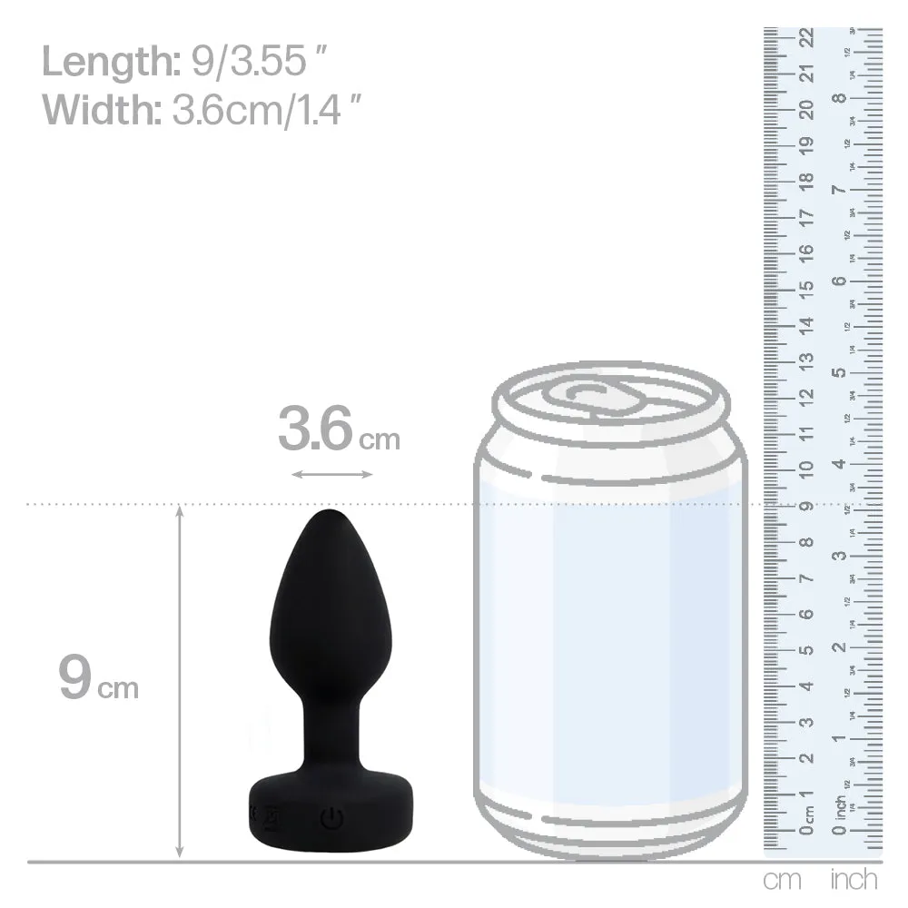 Sexyland Glamour Remote Control Vibrating Gem Butt Plug - Medium